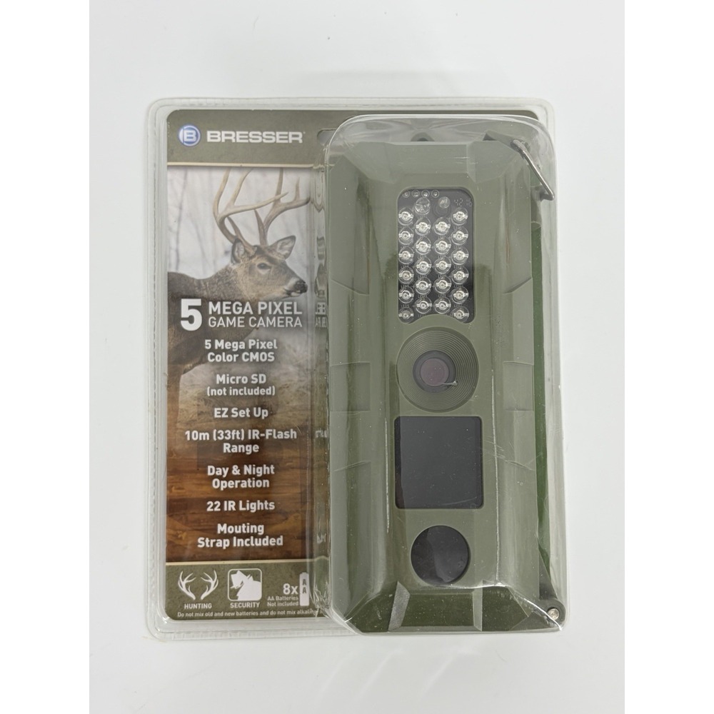 New Bresser 5 Mega Pixel MP Game Camera IR-Flash Day and Night Operation